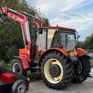 foto 92HP Zetor 9540 LADER gabel pflug kegr traktor kfz