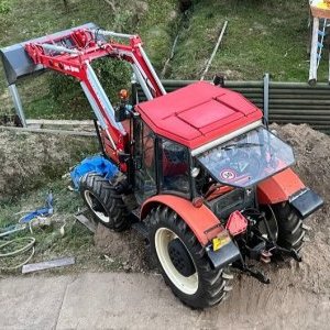 foto 92HP Zetor 9540 LADER gabel pflug kegr traktor kfz