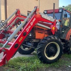 foto 92HP Zetor 9540 LADER gabel pflug kegr traktor kfz